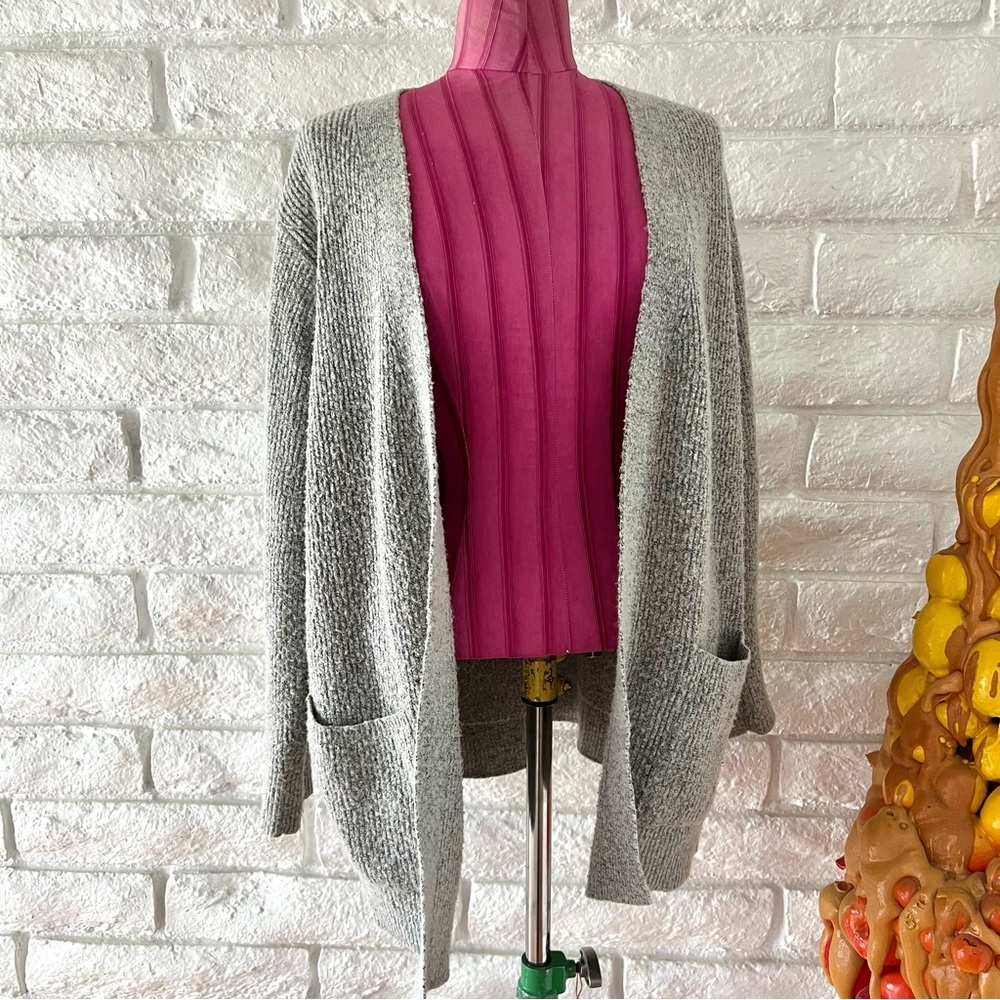 Calvin Klein Jeans Heather Gray Cardigan Sweater